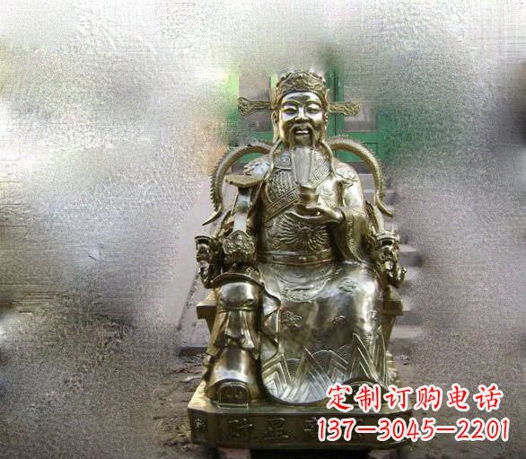 昆明铜雕文财神