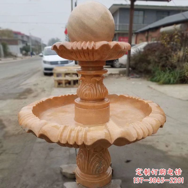 昆明晚霞红风水球