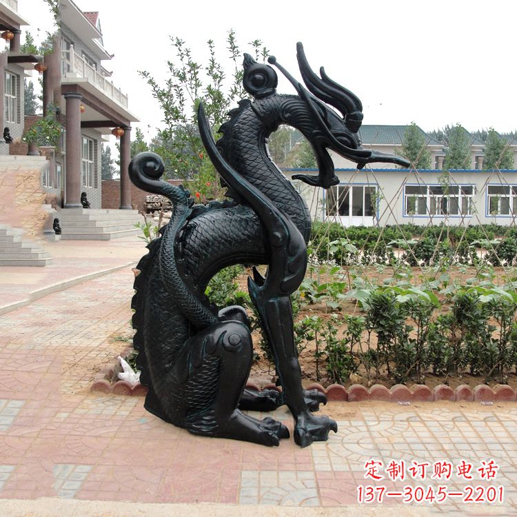 昆明西方龙动物神兽雕塑