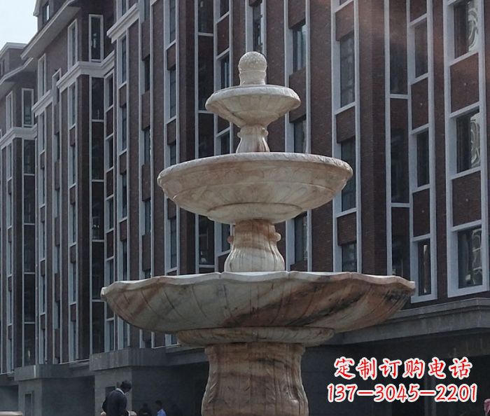 昆明小区景观大型喷泉石雕 (6)