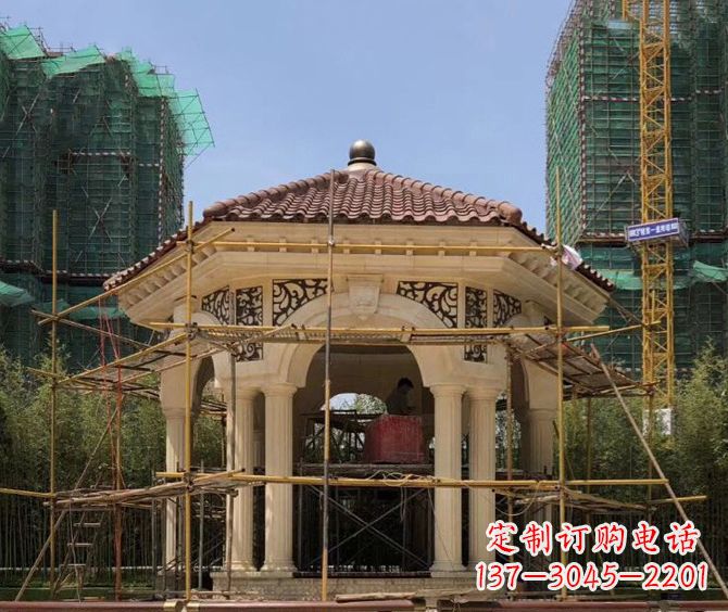 昆明小区景观欧式凉亭石雕