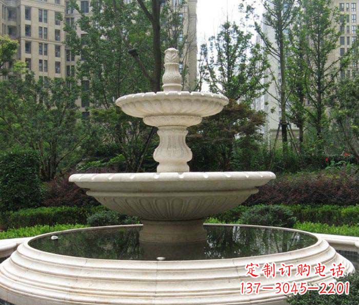 昆明小区景观欧式喷泉石雕 (2)