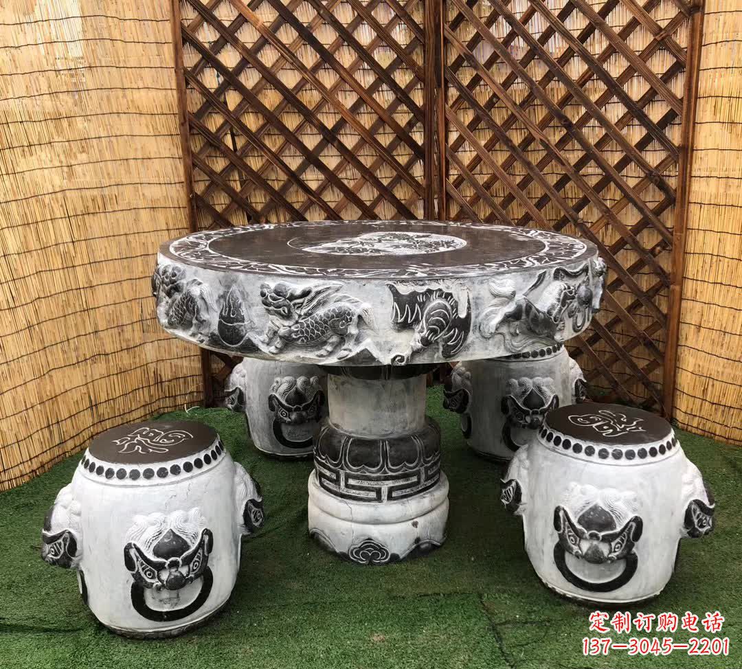 昆明小区休闲创意石桌凳