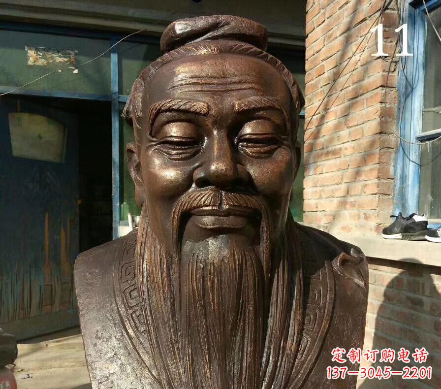 昆明校园名人铜雕 人物雕塑