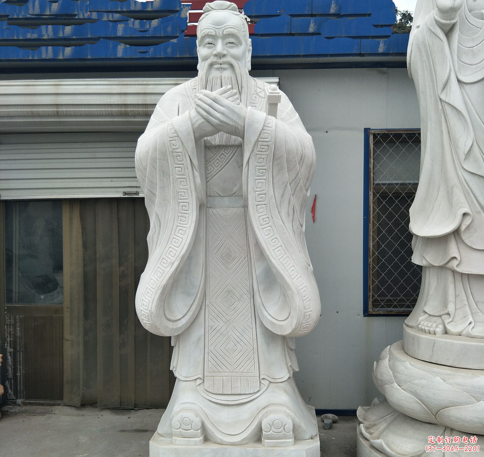 昆明学校礼仪孔子石雕