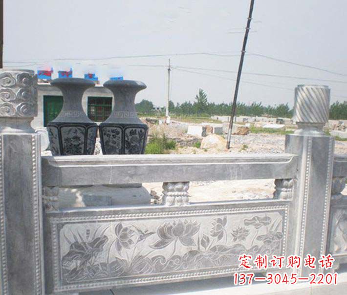 昆明园林仿古石栏板景观石雕 (3)
