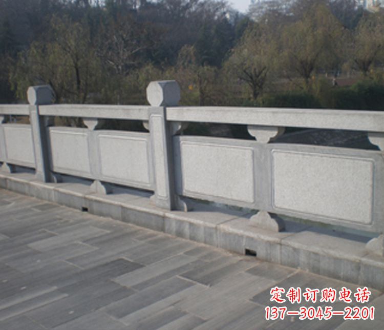 昆明园林仿古石栏板景观石雕 (7)