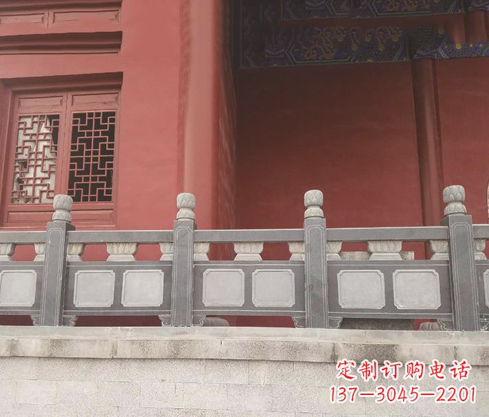 昆明园林仿古石栏板景观石雕 (8)