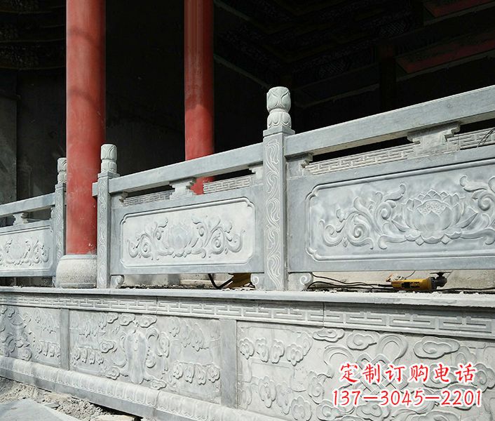 昆明园林仿古石栏板景观石雕_1 (3)