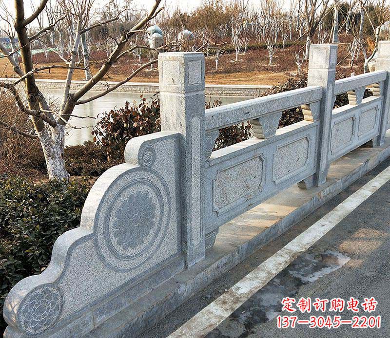 昆明园林仿古石栏板景观石雕_1