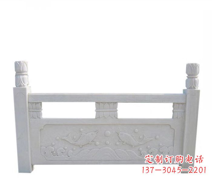 昆明园林汉白玉石浮雕栏板