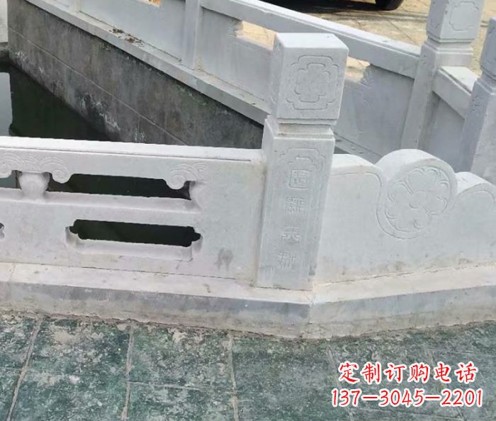 昆明园林景观大理石栏板雕塑 (7)
