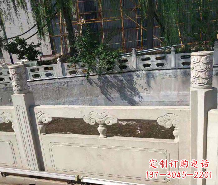 昆明园林景观大理石栏板石雕 (6)