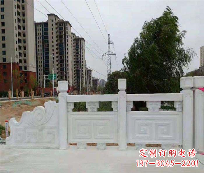 昆明园林景观大理石栏板石雕 (5)