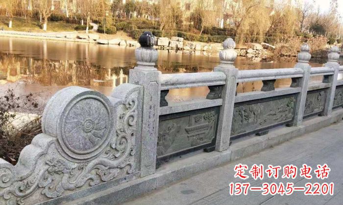 昆明园林景观大理石栏板石雕 (10)
