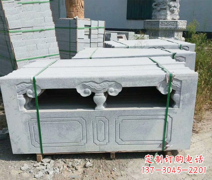 昆明园林景观大理石栏板石雕 (13)