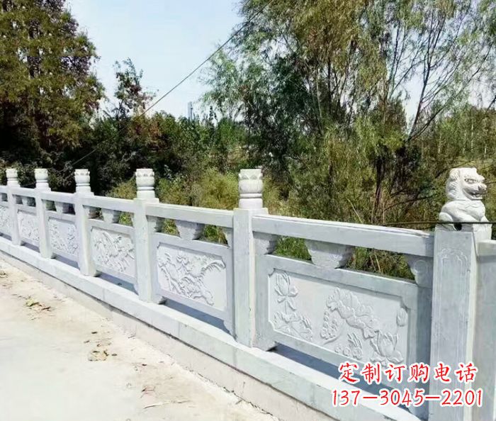 昆明园林景观大理石栏板石雕_1
