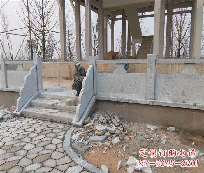 昆明园林景观大理石桥栏板石雕_2 (2)