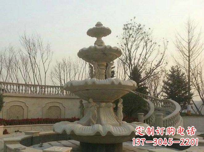 昆明园林景观大型喷泉石雕 (2)