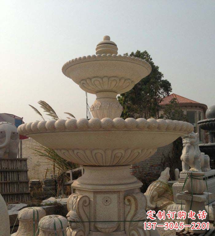 昆明园林景观大型喷泉石雕