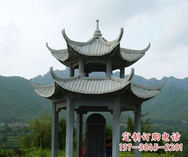 昆明园林景观仿古凉亭石雕