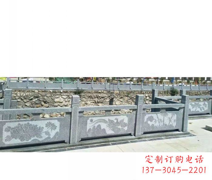 昆明园林景观仿古石雕栏板 (5)