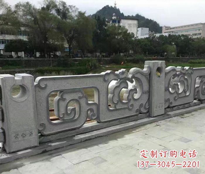 昆明园林景观仿古石雕栏板_1