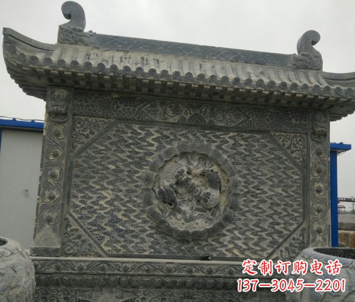 昆明园林景观仿古石雕影壁