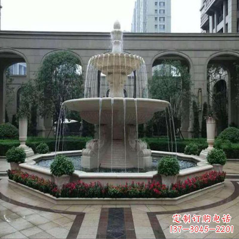 昆明园林石雕喷泉雕塑
