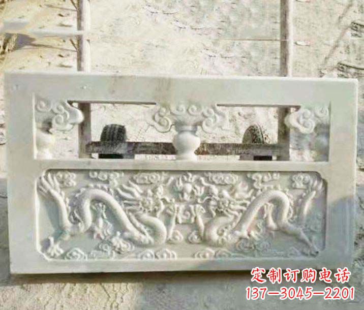 昆明园林石浮雕栏板景观石雕