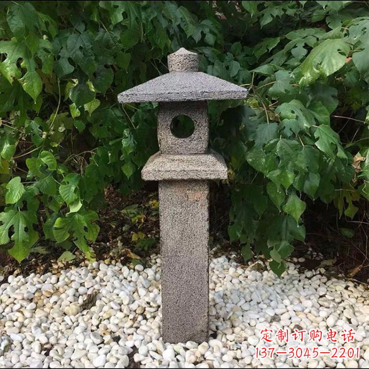 昆明中式复古园林石灯