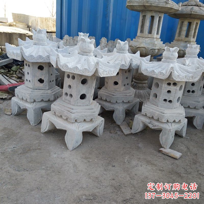 昆明中式古代石灯笼