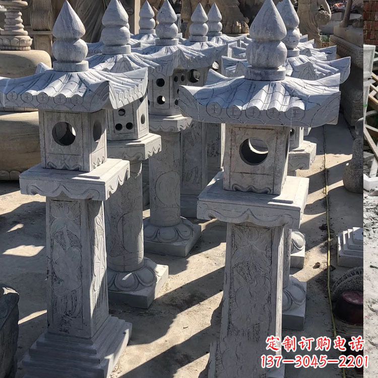 昆明中式汉代石雕灯笼