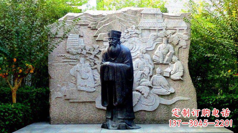 昆明朱熹古代名人铜雕_2