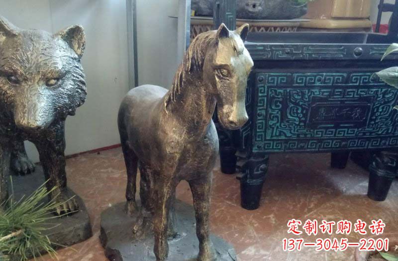 昆明铸铜马雕塑222